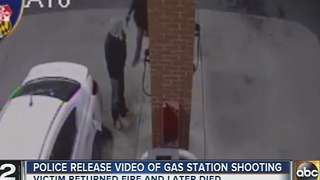 Man shot, killed while pumping gas in Baltimore