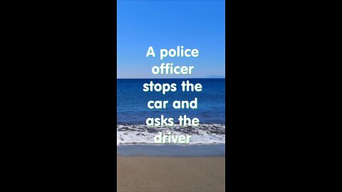 Joke. A police officer