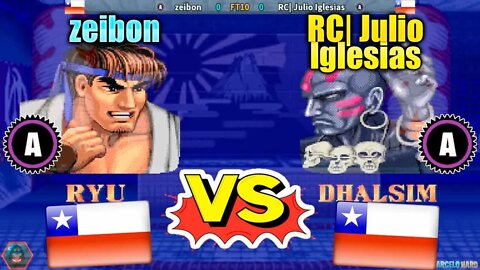 Street Fighter II': Champion Edition (zeibon Vs. RC| Julio Iglesias) [Chile Vs. Chile]