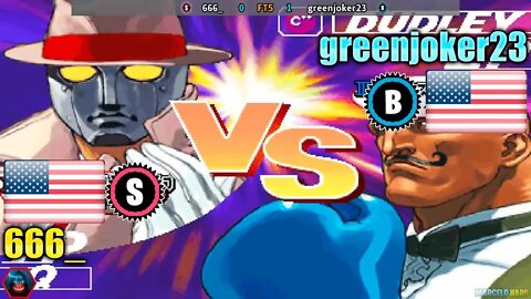 Street Fighter III 3rd Strike (666_ Vs. greenjoker23) [U.S.A. Vs. U.S.A.]