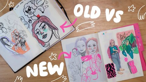 Old Sketchbook vs New Sketchbook! Did We Get Better?!