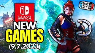 3 NEW Games On Nintendo Switch Today! (9.7.2023)