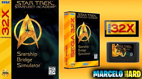 Star Trek Starfleet Academy: Starship Bridge Simulator - Sega 32x (Demo 1 Minute)