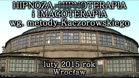 SEANSE UZDRAWIAJĄCE W HALI STULECIA - POKAZY I UZDRAWIANIE ENERGIĄ W TRANSIE HIPNOZY/2015 © TV IMAGO