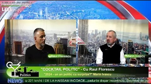 LIVE - TV NEWS BUZAU "COCKTAIL POLITIC" - "2024-un an politic cu surprize?" Marin Ivascu