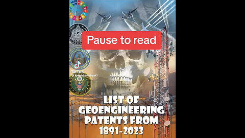 List of Geoengineering Patents 1891-2023