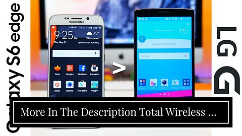 More In The Description Total Wireless LG Fiesta 2 4G LTE Prepaid Smartphone