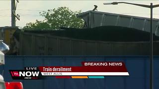 Train derailment in West Allis