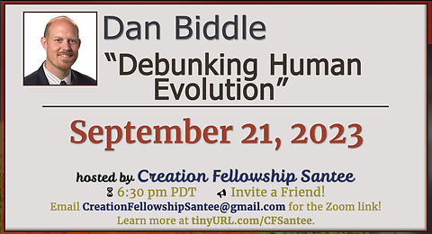 Debunking Human Evolution with Dan Biddle, Phd