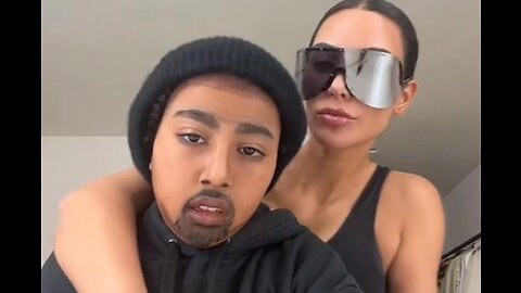 Kim Kardashian Helps Daughter North Transform into Dad Kanye West with Special-Effects Makeup