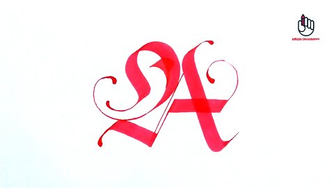 Capital Letter A || Satisfying Calligraphy || Majuscule Uppercase A