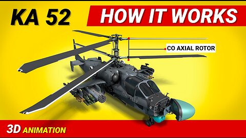 KA 52 - How Military Coaxial Helicopter Works - MilTec by AiTelly
