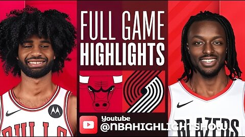 Chicago Bulls vs Portland Trail Blazers Full Game Highlights | Jan 26 | 2024 NBA Season