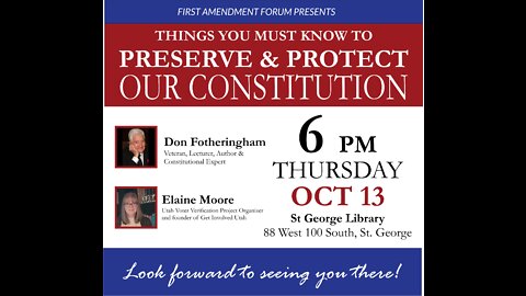 Things You Can Do to Preserve & Protect Our Constitution