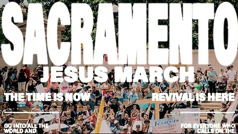 ✝️ JESUS MARCH ✝️ Sacramento, California 📍#live #livestream #christian #god #worship #youtube