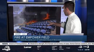Fire extinguished after scorching seats at Empower Field