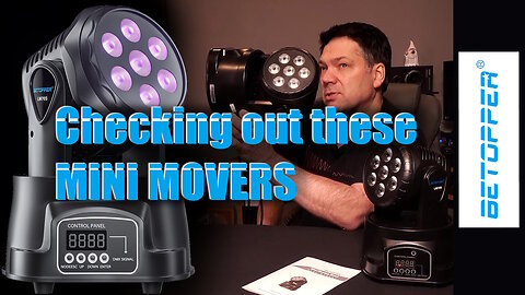 DJ Light - Party Light Review Betopper 7x8 Moving Heads