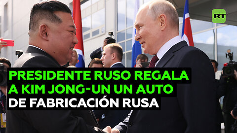 Putin regala a Kim Jong-un un auto de fabricación rusa