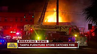 Overnight fire destroys Southern Used Furniture store in Tampa