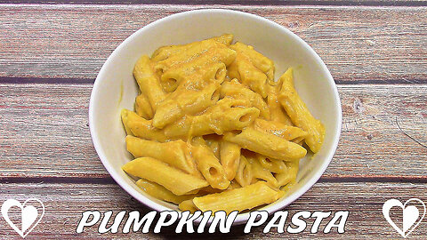 Pumpkin Pasta | Simple & Tasty Pasta Recipe TUTORIAL