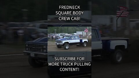 Squarebody Crew Cab Pulling Truck! #truckpull #truck #truckpulls