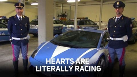 In Italy, police save lives in Lamborghinis