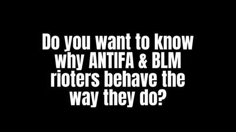 This Is Why Cringe SJW Triggered ANTIFA & BLM Riot In The Streets