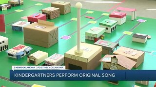 Kindergartners Perform Original Song