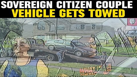 INDIANA POLICE TOW SOVEREIGN CITIZEN COUPLES VEHICLE