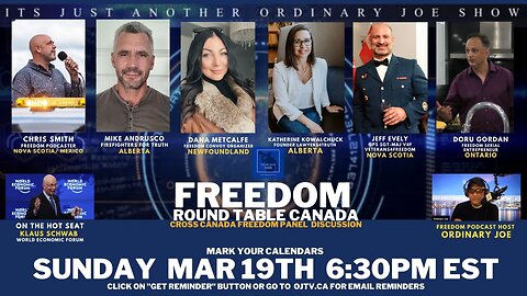 Freedom Round Table Coast to Coast Canada