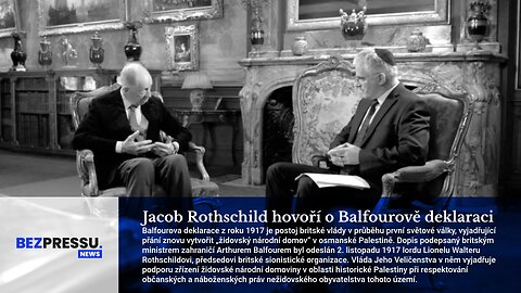 Jacob Rothschild hovoří o Balfourově deklaraci