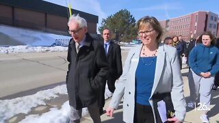 Gov. Evers tours UWO to promote proposed capital budget