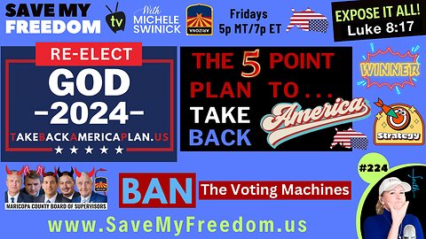 #224 Want To WIN In 2024 & Take Back America Now? RE-ELECT GOD 2024 & Do A 180 On EVERYTHING You've Done For The Past 3 Years! The ONLY Solution Is Our 5 Point Plan. DO NOT GIVE MONEY TO CANDIDATES! REAL Ones Haven't "RUN" Yet