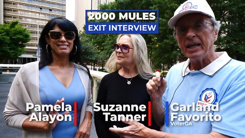 VoterGA 2000Mules Exit Interview w Pam & Suzanne