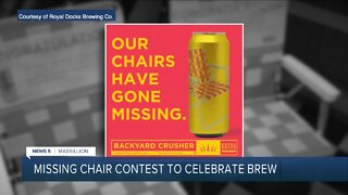 Missing chair contest to celebrate new brew