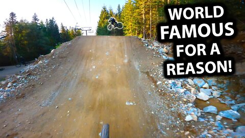 Shredding the Most Famous Trails in the world! - Freeride MTB at Whistler Bike Park