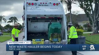 New waste hauler begins in Port St. Lucie