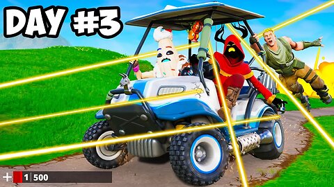 Last To Leave GOLF Cart Wins $10,000! (OG Fortnite)