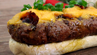 Delicious "long boy" cheeseburger recipe