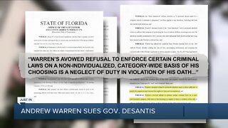 Andrew Warren sues DeSantis over suspension