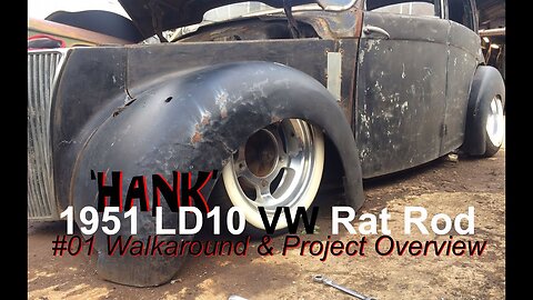 Volksrod VW Rat Rod Walkaround & overview, Lanchester LD10 1969 VW Beetle Bug based Hot Rod HANK