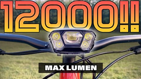 The WORLDS Most POWERFUL Bike Light / Magicshine Monteer 12000