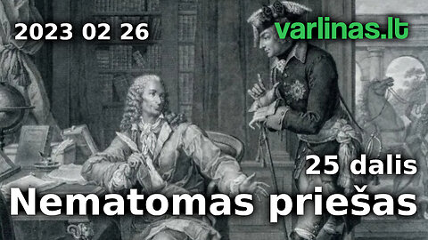 Varlinas tiesiogiai - 2023 02 26 - Nematomas priešas 25 d. (odė agurkėliui) ir klausimai - atsakymai