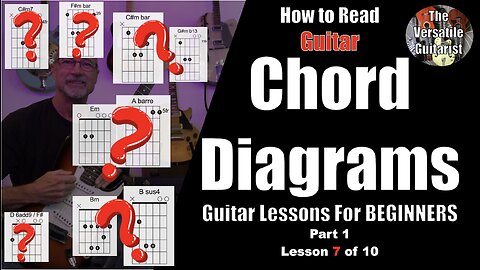 EASY Beginner Guitar Lesson + Tutorial - How to Read Guitar Chord Diagrams - Lesson 7 of 10