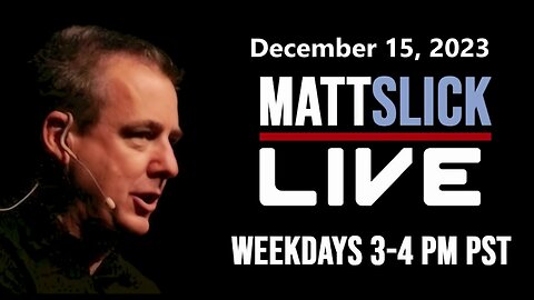 Matt Slick Live, 12/15/2023