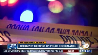 Emergency meetings set to discuss SDPD de-escalation policies