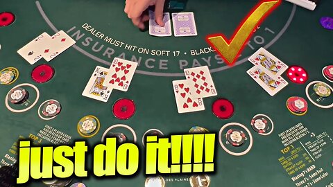 IT WAS BOUND TO HAPPEN, RIGHT? $10,000 BLACKJACK Buy-IN! Up To $1,000/HAND