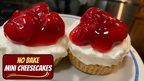 Mini Cheesecakes Recipe ~ No Bake!