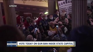 Vote to be held on gun ban inside state Capitol