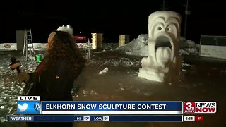 Elkhorn Snow Sculpting Competition - with tools